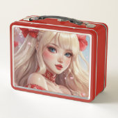 Waterverf anime Metal Lunchbox (Achterkant)