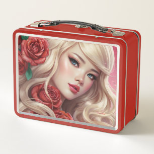 Waterverf Anime Metal Lunchbox