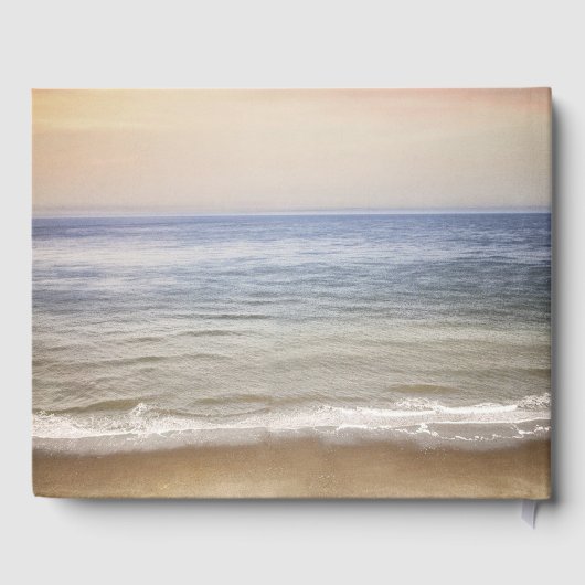 Waterverf ankerbloemen gastenboek (Achterkant)