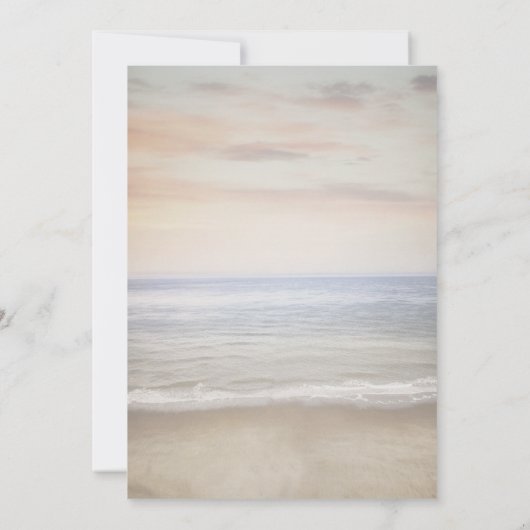 Waterverf ankerbloemen (Nautical Save the Date) Save The Date (Achterkant)