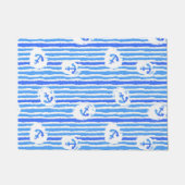 Waterverf ankerpatroon 1 deurmat (Voorkant)