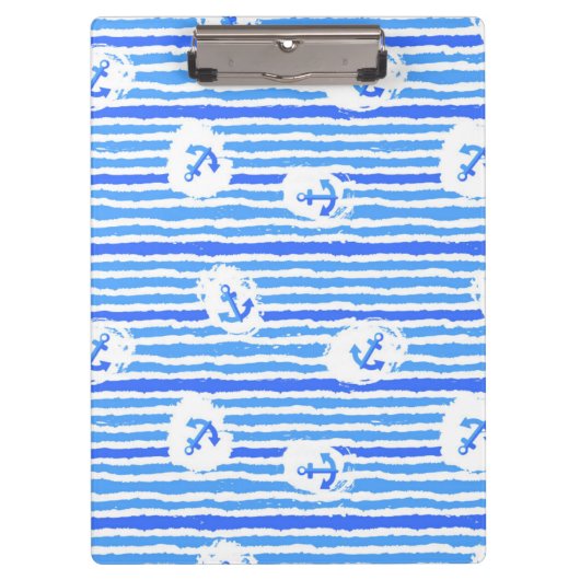 Waterverf ankerpatroon 1 klembord (Voorkant)