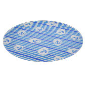 Waterverf ankerpatroon 1 snijplank (Hoek)