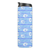 Waterverf ankerpatroon 1 thermosbeker (Geroteerd rechts)