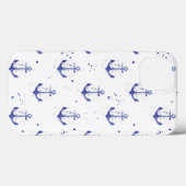 Waterverf ankerpatroon 2 Case-Mate iPhone case (Achterkant (horizontaal))