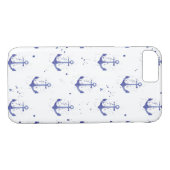 Waterverf ankerpatroon 2 Case-Mate iPhone case (Achterkant (Horizontaal))