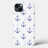 Waterverf ankerpatroon 2 Case-Mate iPhone case (Achterkant)