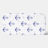 Waterverf ankerpatroon 2 Case-Mate iPhone case (Achterkant (horizontaal))