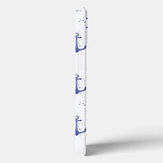 Waterverf ankerpatroon 2 Case-Mate iPhone case (Achterkant / Rechts)