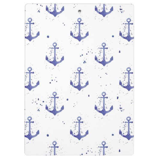 Waterverf ankerpatroon 2 klembord (Achterkant)
