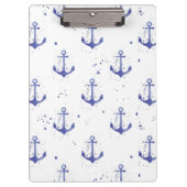 Waterverf ankerpatroon 2 klembord (Voorkant)