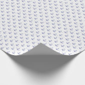 Waterverf Ankerpatroon Cadeaupapier (Hoek)