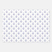 Waterverf Ankerpatroon Inpakpapier Vel (Voorkant 2)