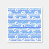 Waterverf Ankerpatroon Servet (Voorkant)