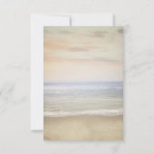 Waterverf ankervloeren Nautische ontvangst Kaart (Achterkant)