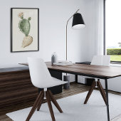 Waterverf Antiek Botanische Cactus Print Poster