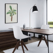 Waterverf Antiek Botanische Cactus Print Poster