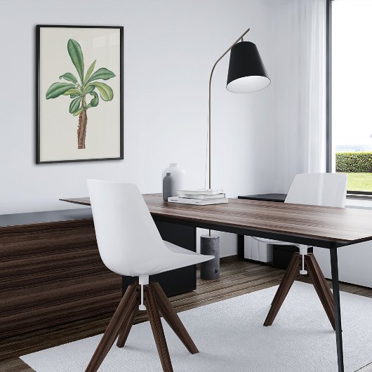 Waterverf Antiek Botanische Cactus Print Poster