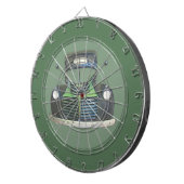 Waterverf Antiek Vrachtwagen Dartboard Dartbord (Voorkant Rechts)