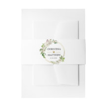 Waterverf Antiek White Floral WreatDING WEDDING