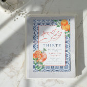 Waterverf Aperol Spritz 30e geboortedag Kaart