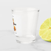 Waterverf Aperol Spritz Bruidsfeest Shot Glas (Rechts)