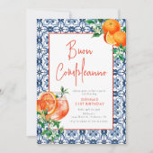 Waterverf Aperol Spritz Italiaans Verjaardag Kaart (Voorkant)