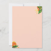 Waterverf Aperol Spritz Sinaasappel Brunch & Bubbl Kaart (Achterkant)