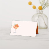 Waterverf Aperol Spritz Vrijgezellenfeest Plaatskaartje (Voorkant)