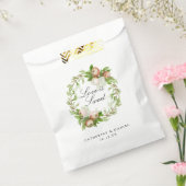 waterverf appel met paardenpesttas bedankzakje (Gezegeld)