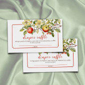 Waterverf Appel van Onze Eye Herfst Luier Raffle Informatiekaartje