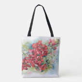 Waterverf appelbloemen wigdin tote bag (Achterkant)