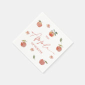 Waterverf Appelbloesem Baby Shower Servetten (Hoek)