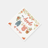 Waterverf Appelboomgaard Baby Shower Servetten (Hoek)
