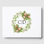 waterverf appels bruiloft gastenboek (Achterkant)