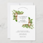 Waterverf appels bruiloft kaart (Voorkant)