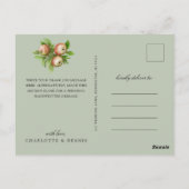 Waterverf appels dank u kaart (Achterkant)