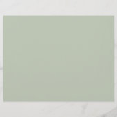 waterverf appels drievoudig trouwprogramma (Achterkant)