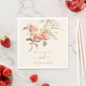 Waterverf Appels Elegant Fall Wedding Servet (Insitu)
