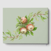 waterverf appels en takken bruiloft gastenboek (Achterkant)