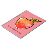 Waterverf Apple - Aangepaste leraar Notitieboek (Linkerzijde)