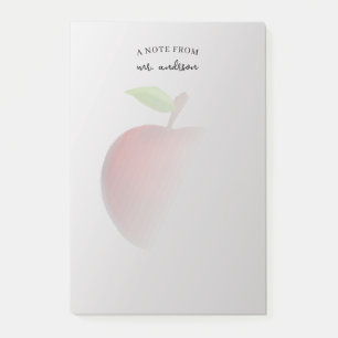 Waterverf Apple   Aangepaste leraar Post-it® Notes