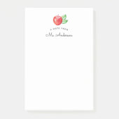Waterverf Apple | Aangepaste leraar Post-it® Notes (Voorkant)