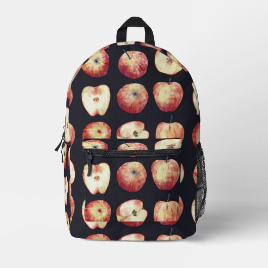 Waterverf Apple Bedrukte Rugzak (Voorkant)