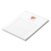 Waterverf Apple | Betonlijst Notitieblok (Linkerzijde)