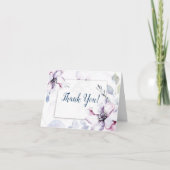 Waterverf Apple Blossom Dank je Bedankkaart (Voorkant)