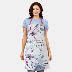 Waterverf Apple Blossom, geboren in Garden Schort