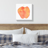 Waterverf Apple Canvas Afdruk (Insitu (Slaapkamer))
