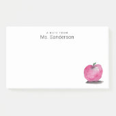 Waterverf apple Een notitie van aangepaste leraar Post-it® Notes (Voorkant)