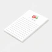 Waterverf Apple | Gepersonaliseerde leningen Post-it® Notes (Schuin)